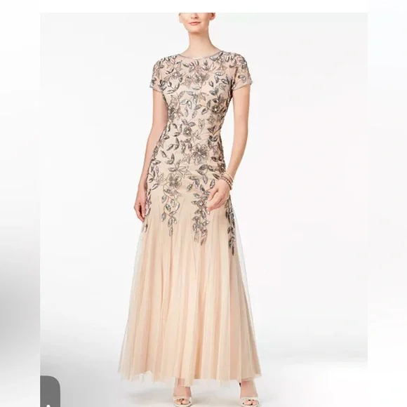 Adrianna Papell
Floral-Beaded Gown - Picture 2 of 15